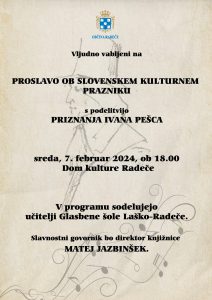 kulturni praznik 2024
