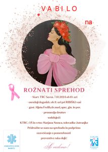 plakat rožnati sprehod 2024