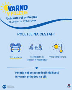 Varno v poletje Ustvarite reševalni pas