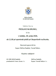 proslava na Brunku